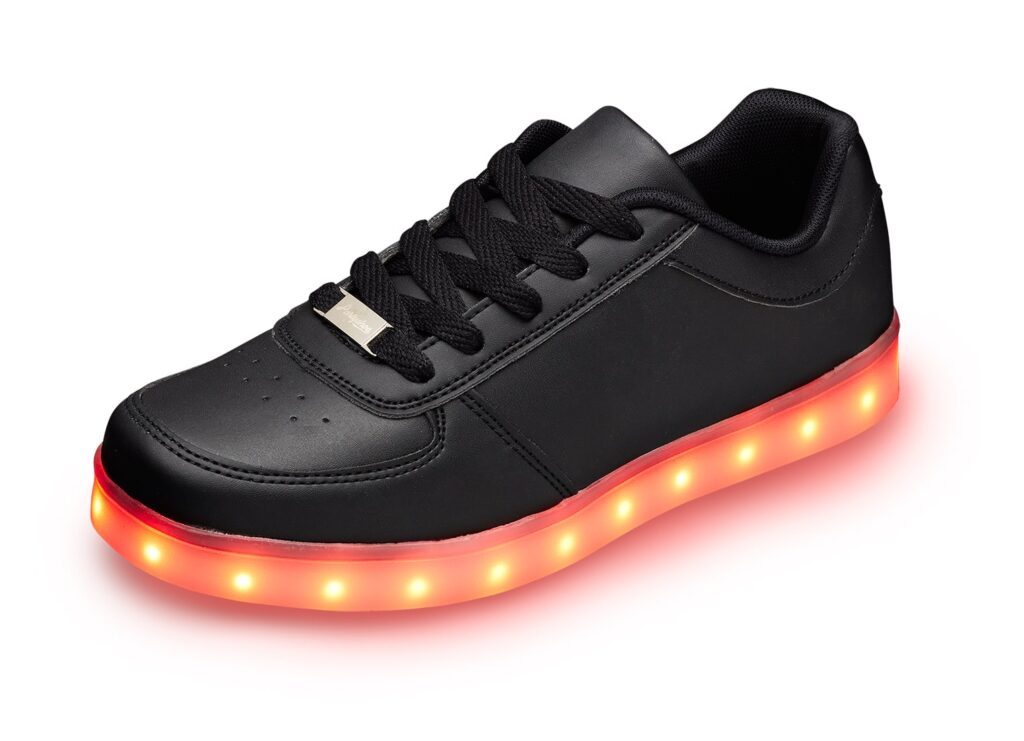 Light Up Shoes Black - 1